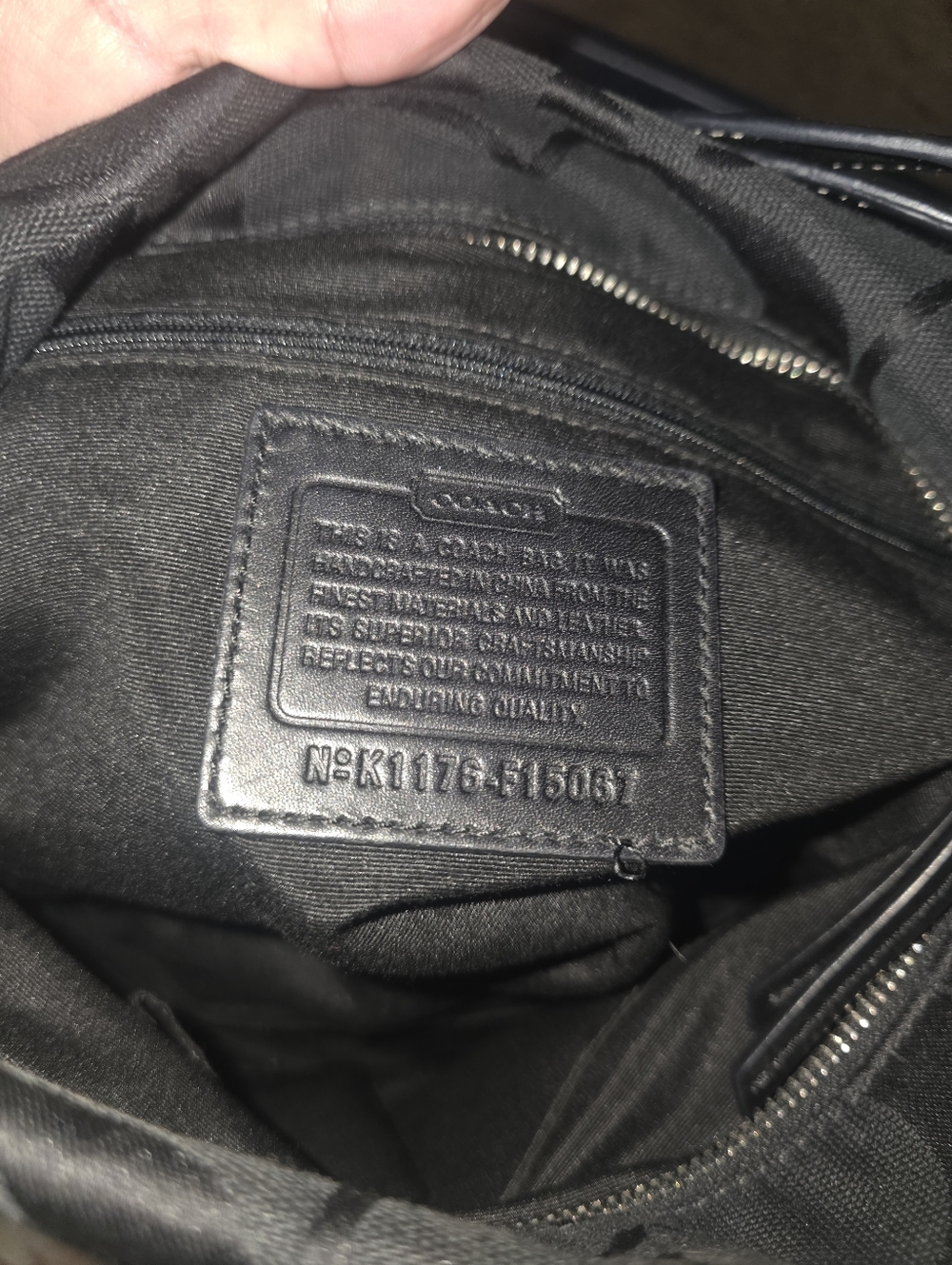 Coach Black Signature Soho Bag Or 24cm Bag with Leather Handles - Picture 3 of 13